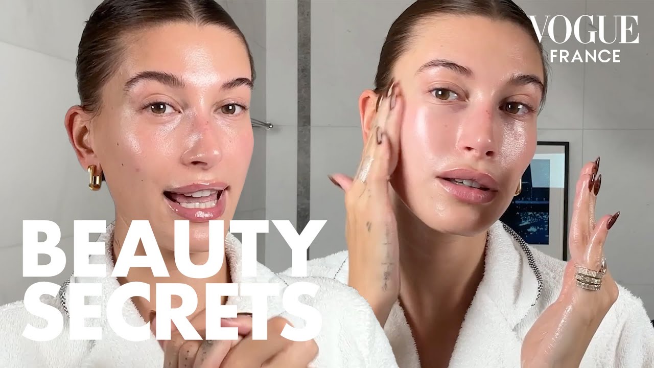 Hailey Bieber's skincare routine for a super glowy complexion